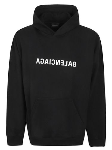 Mirror Cotton Hoodie - Balenciaga - Modalova