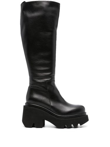 Leather Heel Boots - Paloma barcelo' - Modalova