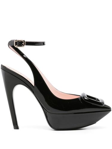 Choc Buckle Patent Leather Slingback Pumps - Roger Vivier - Modalova