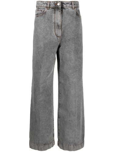 ETRO - Wide Leg Cotton Jeans - Etro - Modalova