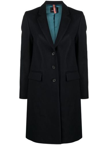 Wool Blend Single-breasted Coat - PS Paul Smith - Modalova