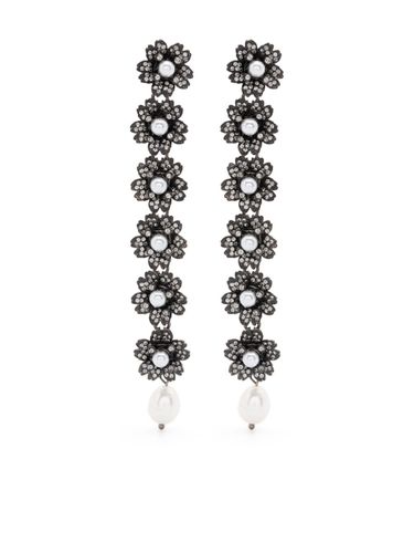 Bouquet Pearl Pendant Earrings - Roger Vivier - Modalova