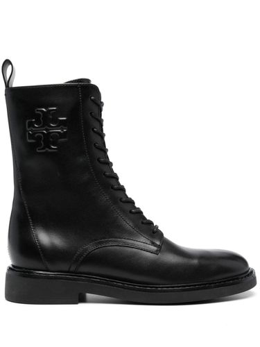 Double T Leather Combat Boots - Tory Burch - Modalova