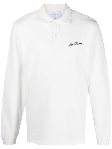 Logo Organic Cotton Polo Shirt - Palmes - Modalova