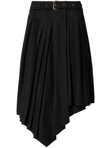 OFF-WHITE - Belted Pleated Skirt - Off-White - Modalova