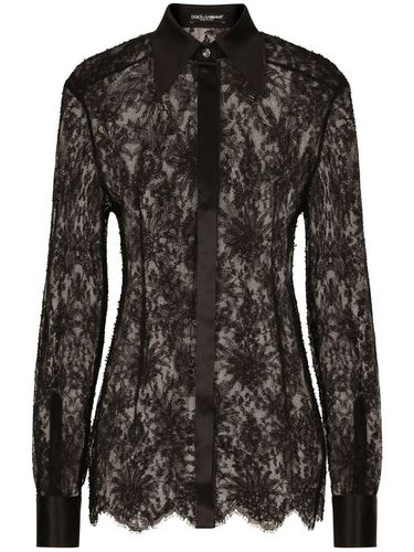 DOLCE & GABBANA - Lace Shirt - Dolce & Gabbana - Modalova