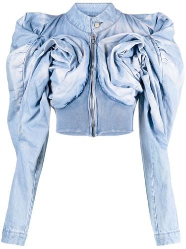 MASHA POPOVA - Draped Denim Jacket - Masha Popova - Modalova