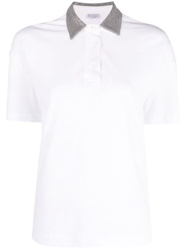 Cotton Polo With Precious Neck - Brunello Cucinelli - Modalova