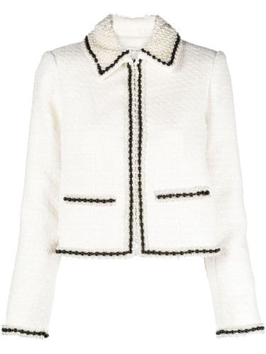 Kidman Pearl Detail Jacket - Alice+Olivia - Modalova