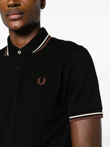 FRED PERRY - Logo Cotton Polo Shirt - Fred Perry - Modalova