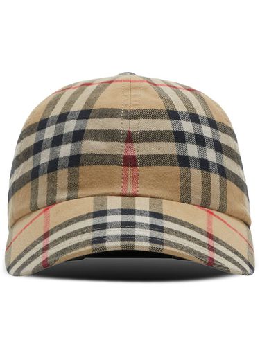 BURBERRY - Check Motif Baseball Cap - Burberry - Modalova