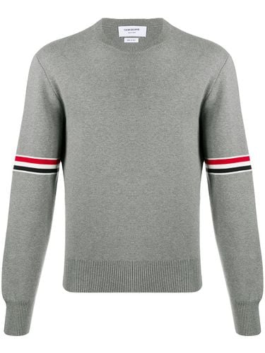 THOM BROWNE - Rwb Cotton Sweater - Thom Browne - Modalova