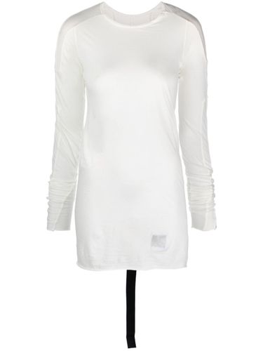 Long Sleeve Cotton T-shirt - Rick Owens Drkshdw - Modalova