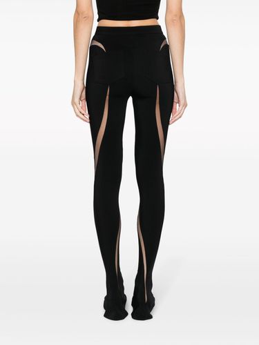 MUGLER - Sheer Panels Leggings - Mugler - Modalova