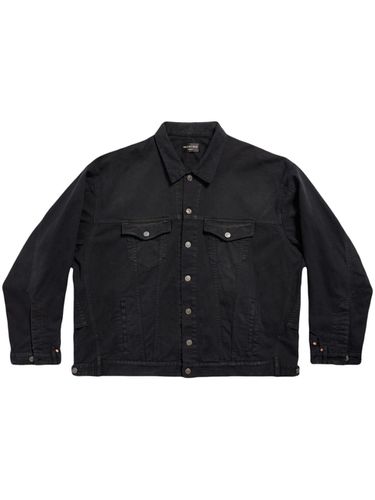 Deconstructed Denim Jacket - Balenciaga - Modalova