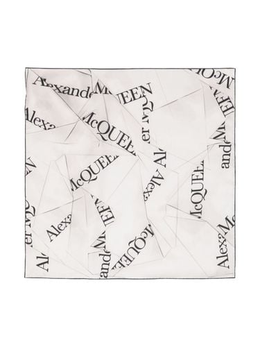 ALEXANDER MCQUEEN - Logo Silk Scarf - Alexander McQueen - Modalova