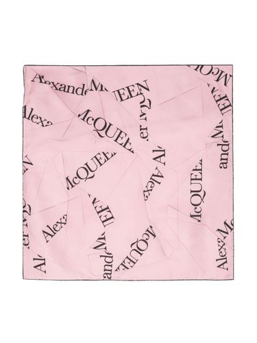 ALEXANDER MCQUEEN - Logo Silk Scarf - Alexander McQueen - Modalova