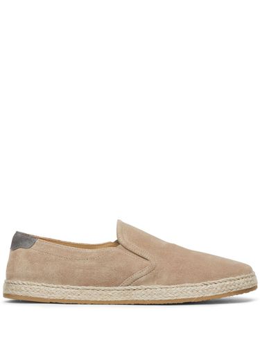 Suede Leather Slip-on - Brunello Cucinelli - Modalova