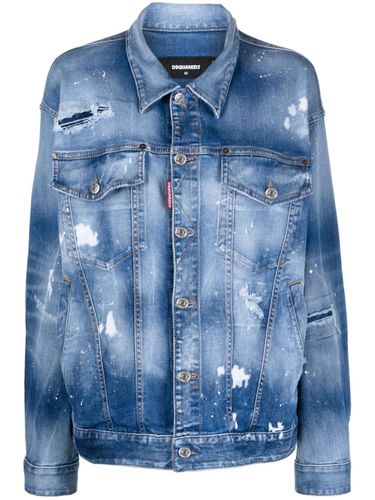 DSQUARED2 - Oversized Denim Jacket - Dsquared2 - Modalova