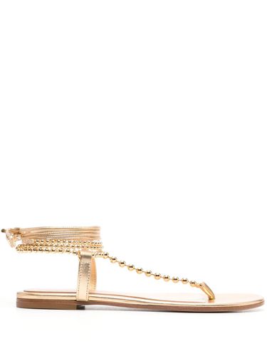 Soleil Leather Thong Sandals - Gianvito Rossi - Modalova