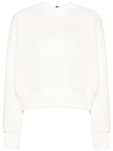 GUCCI - Logo Cotton Sweatshirt - Gucci - Modalova