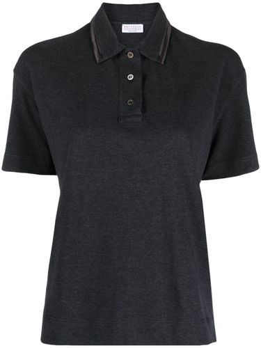 Cotton Polo Shirt - Brunello Cucinelli - Modalova