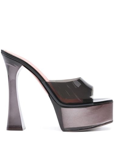 Dalida Glass Sling Pvc Heel Mules - Amina Muaddi - Modalova