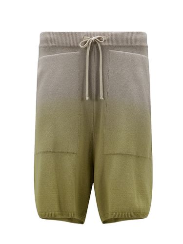 Gradient Effect Cashmere Shorts - Moncler + Rick Owens - Modalova