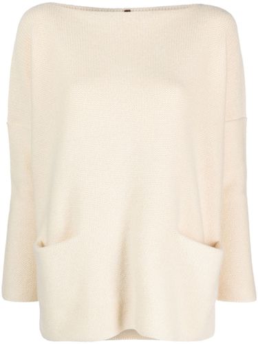 Wool Boatneck Sweater - Daniela Gregis - Modalova