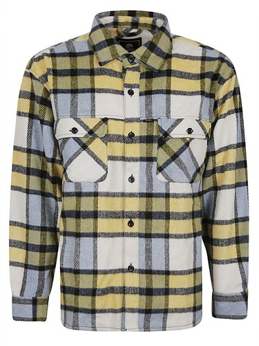 EDWIN - Checked Wool Blend Shirt - Edwin - Modalova