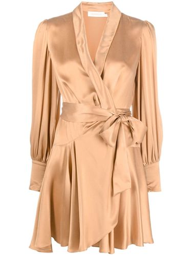 ZIMMERMANN - Silk Wrap Mini Dress - Zimmermann - Modalova