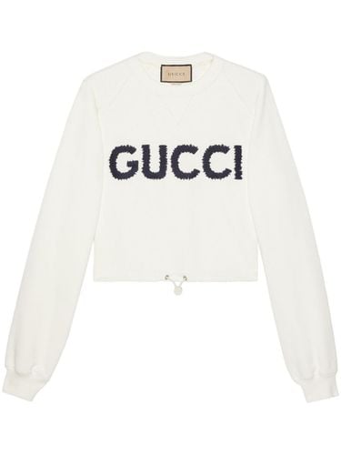 GUCCI - Logo Cotton Sweatshirt - Gucci - Modalova