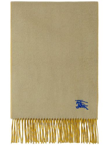 BURBERRY - Logo Cashmere Scarf - Burberry - Modalova