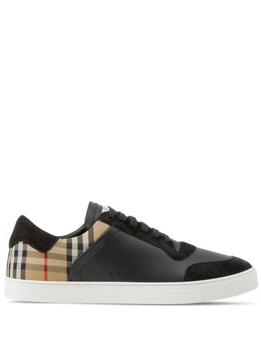 Stevie Suede Leather Sneakers - Burberry - Modalova