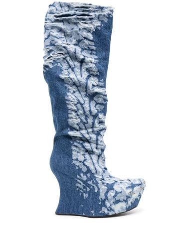 MASHA POPOVA - Denim Heel Boots - Masha Popova - Modalova