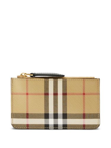 BURBERRY - Check Motif Coin Purse - Burberry - Modalova