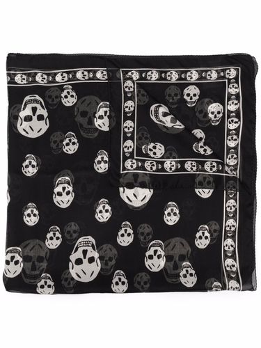 Skull Silk Scarf - Alexander McQueen - Modalova