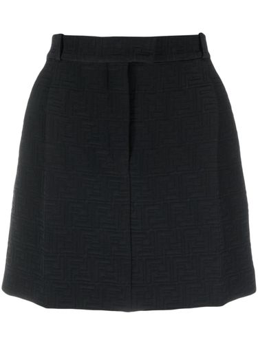 FENDI - Ff Cotton Mini Skirt - Fendi - Modalova