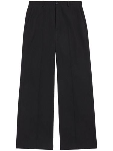 Wool Regular Fit Trousers - Balenciaga - Modalova