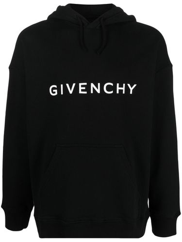 GIVENCHY - Logo Cotton Hoodie - Givenchy - Modalova
