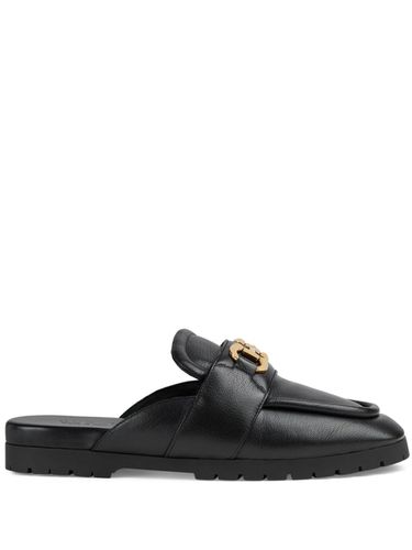 GUCCI - Leather Slippers - Gucci - Modalova