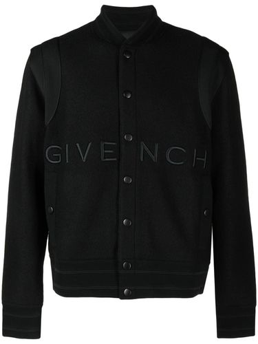 GIVENCHY - Logo Wool Bomber Jacket - Givenchy - Modalova