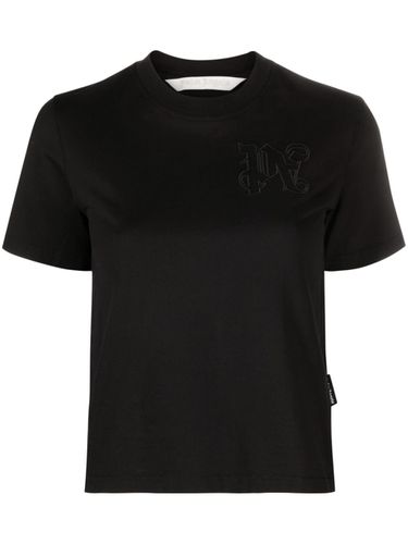 PALM ANGELS - Logo Cotton T-shirt - Palm Angels - Modalova