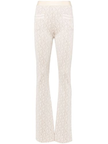 Monogram Jacquard Knit Trousers - Palm Angels - Modalova