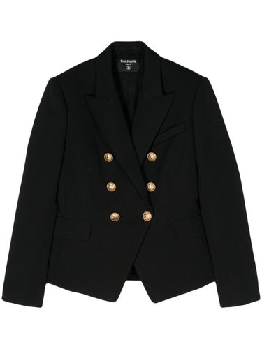 Double-breasted Wool Blazer - Balmain - Modalova