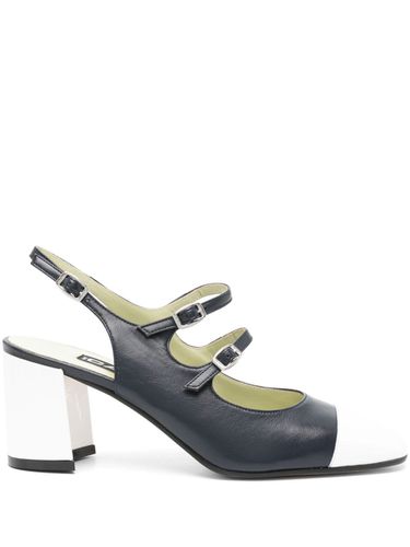 Papaya Leather Slingback Pumps - Carel Paris - Modalova