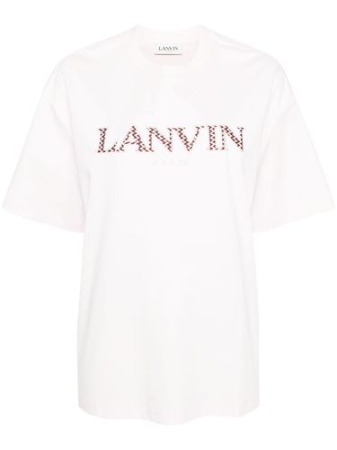 LANVIN - Logo Cotton T-shirt - Lanvin - Modalova