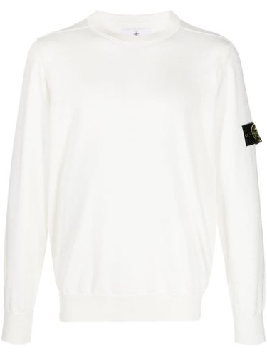 STONE ISLAND - Logo Cotton Sweater - Stone Island - Modalova