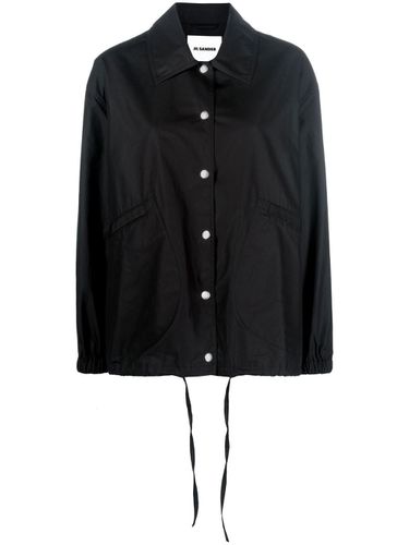 JIL SANDER - Logo Cotton Jacket - Jil Sander - Modalova