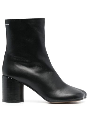 Leather Ankle Boots - MM6 Maison Margiela - Modalova